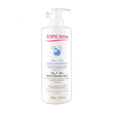 Topicrem Bébé Mon 1er Lait Ultra-Hydratant 500 ml