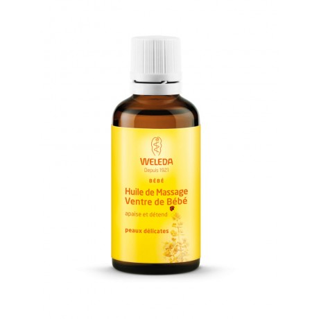 Weleda Huile de Massage Ventre de Bébé 50 ml