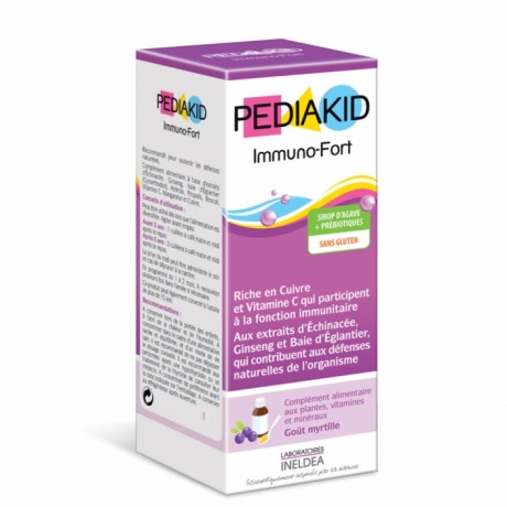 PEDIAKID IMMUNO-FORT SIROP GOÛT MYRTILLE 250ML PEDIAKID IMMUNO-FORT SIROP GOÛT MYRTILLE 250ML