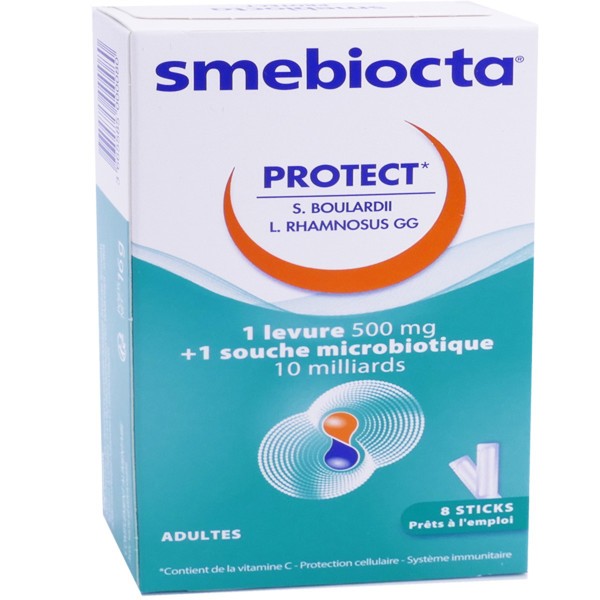 SMEBIOCTA PROTECT 8 STICKS ADULTES - Pharmammouth