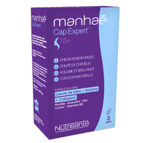 MANHAE CAP EXPERT CHEVEUX 120 GELULES MANHAE CAP EXPERT CHEVEUX 120 GELULES
