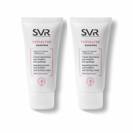 SVR TOPIALYSE BARRIERE CREME REPARATRICE ANTI IRRITATIONS 2X50ML SVR TOPIALYSE BARRIERE CREME REPARATRICE ANTI IRRITATIONS 2X50ML