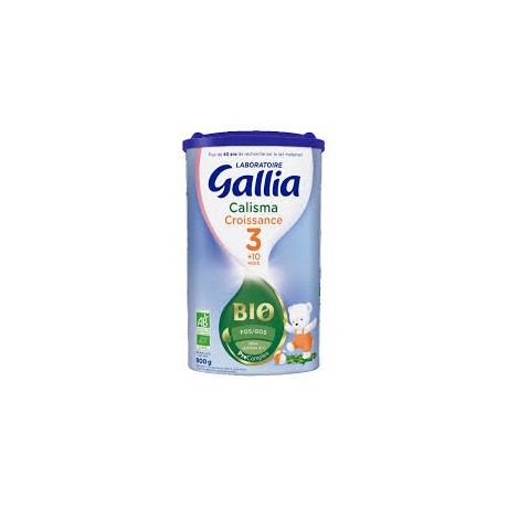 GALLIA CALISMA BIO Croissance 800g Dès 10 mois GALLIA CALISMA BIO Croissance 800g Dès 10 mois