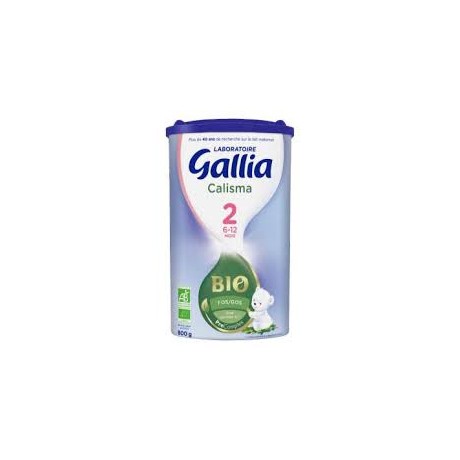 GALLIA CALISMA BIO 2ème âge 800g de 6 à 12 mois GALLIA CALISMA BIO 2ème âge 800g de 6 à 12 mois