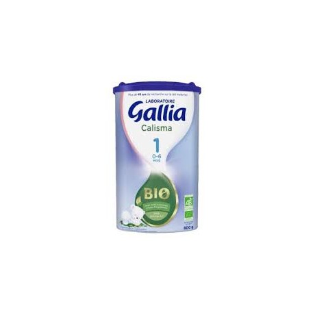 GALLIA CALISMA BIO 1er âge 800g de 0 à 6 mois