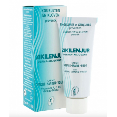 AKILEINE AKILENJUR DERMOADJUVANT CREME VISAGE PIEDS MAINS 75ML AKILEINE AKILENJUR DERMOADJUVANT CREME VISAGE PIEDS MAINS 75ML