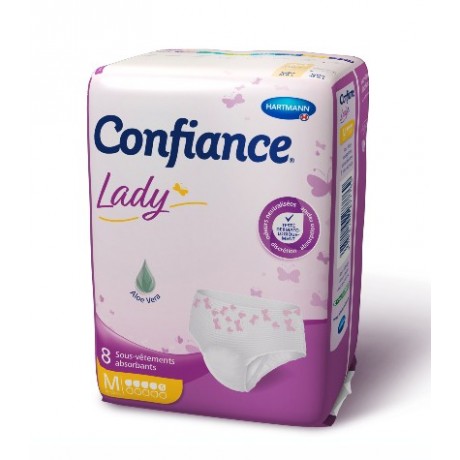 HARTMANN CONFIANCE LADY SOUS-VÊTEMENTS ABSORBANTS 5 GOUTTES TAILLE M