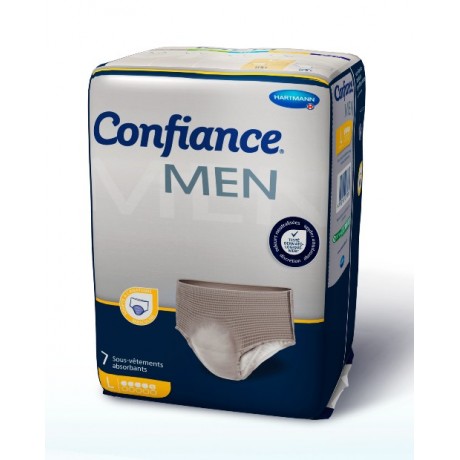 HARTMANN CONFIANCE MEN SOUS-VÊTEMENTS ABSORBANTS 5 GOUTTES TAILLE L