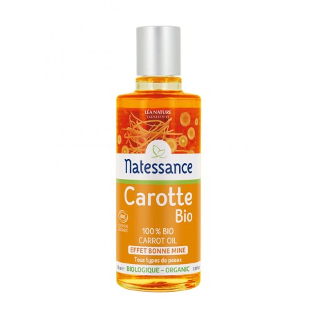 Natessance Huile de Carotte Bio 100 ml Natessance Huile de Carotte Bio 100 ml