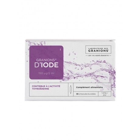 Granions d'Iode 30 Ampoules Granions d'Iode 30 Ampoules
