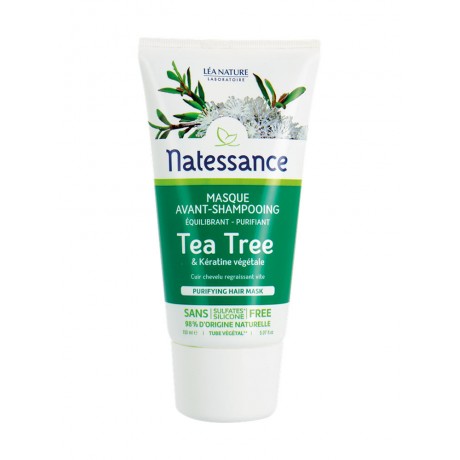 Natessance Masque Avant-Shampooing Tea Tree & Kératine Végétale 150 ml Natessance Masque Avant-Shampooing Tea Tree & Kératine Végétale 150 ml