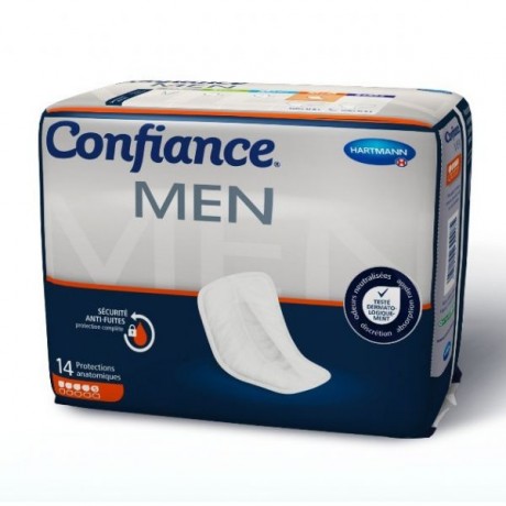 Hartmann Confiance Men Protections Anatomiques 5 Gouttes (sachet de 14 protections) Hartmann Confiance Men Protections Anatomiques 5 Gouttes (sachet de 14 protections)