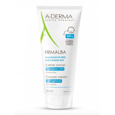 A-DERMA PRIMALBA CREME COCOON HYDRATATION 24H PEAUX FRAGILES DU BEBE 200ML A-DERMA PRIMALBA CREME COCOON HYDRATATION 24H PEAUX FRAGILES DU BEBE 200ML