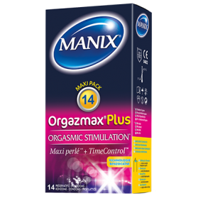 MANIX ORGAZMAX PLUS Boîte de 14 préservatifs