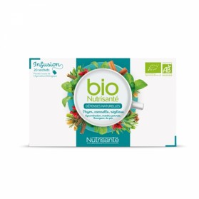 NUTRISANTE INFUSION DEFENSES NATURELLES BIO  20 SACHETS