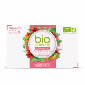NUTRISANTE INFUSION BRULE GRAISSES BIO 20 SACHETS
