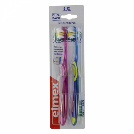 ELMEX BROSSE A DENTS JUNIOR SOUPLE DUO 6-12ANS ELMEX BROSSE A DENTS JUNIOR SOUPLE DUO 6-12ANS