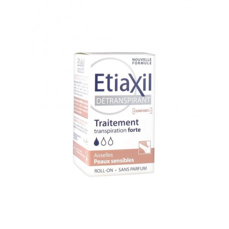 Etiaxil Traitement Détranspirant Confort+ Aisselles Peaux Sensibles Roll-On 15 ml