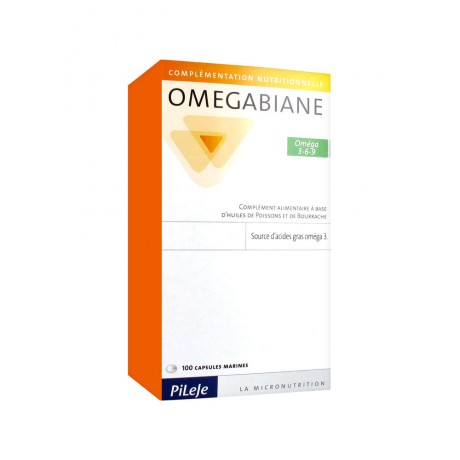 Pileje Omegabiane Oméga 3-6-9 100 Capsules Marines Pileje Omegabiane Oméga 3-6-9 100 Capsules Marines