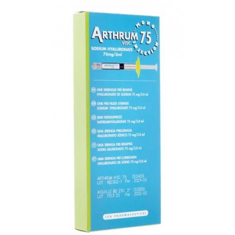 Arthrum 75mg/3ml solution injectable 1 seringue Arthrum 75mg/3ml solution injectable 1 seringue