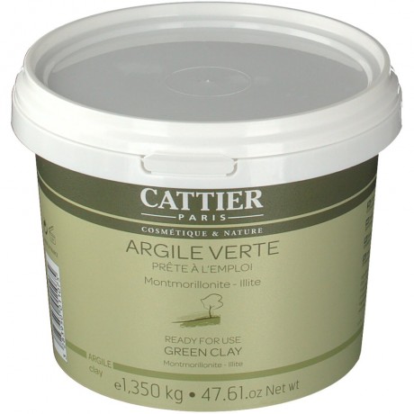 CATTIER Argile verte prête à l'emploi1,350kg CATTIER Argile verte prête à l'emploi1,350kg