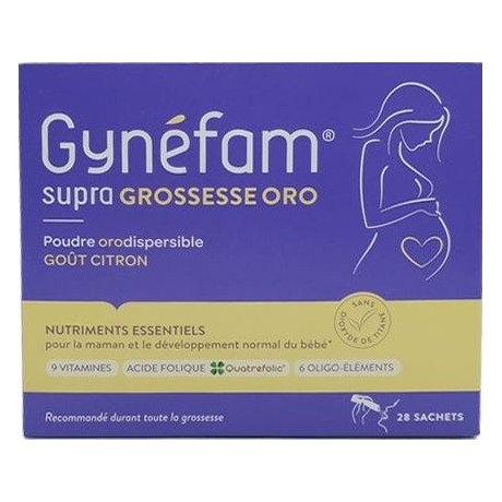 Gynéfam supra grossesse oro poudre orodispersible - Acide folique