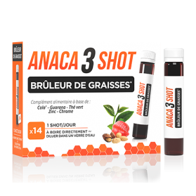 ANACA3 SHOT BRULEUR DE GRAISSES Boite de 14 shots