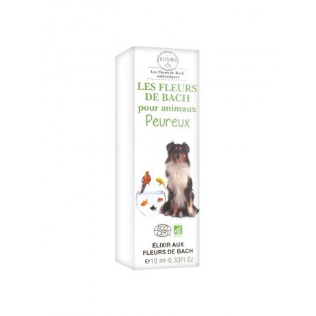 Elixirs & Co Les Fleurs de Bach pour Animaux Peureux 10 ml Elixirs & Co Les Fleurs de Bach pour Animaux Peureux 10 ml