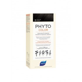 PHYTO PHYTOCOLOR COLORATION PERMANENTE AUX PIGMENTS VEGETAUX - 3 CHATAIN FONCE