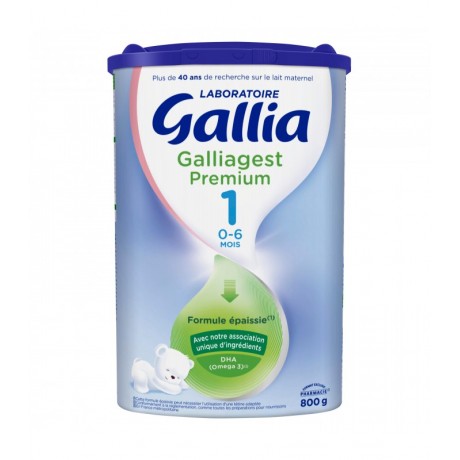 GAALIA Galliagest Premium Lait 1er Age 800 G GAALIA Galliagest Premium Lait 1er Age 800 G
