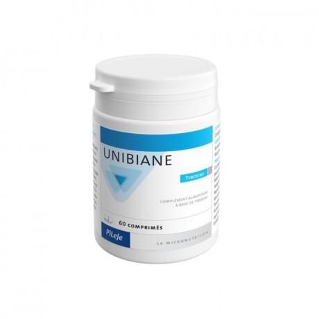Pileje Unibiane tyrosine - 60 comprimés Pileje Unibiane tyrosine - 60 comprimés