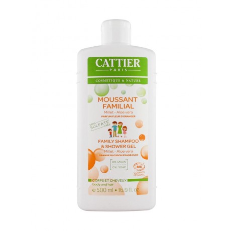 Cattier Moussant Familial Parfum Fleur d'Oranger 500 ml Cattier Moussant Familial Parfum Fleur d'Oranger 500 ml