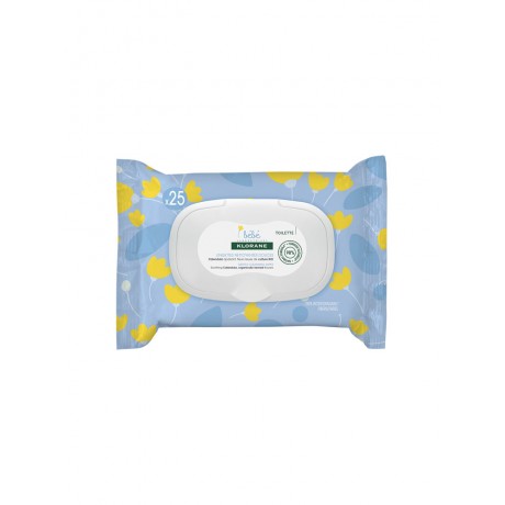 Klorane Bébé 25 Lingettes Nettoyantes Douces - 49223 