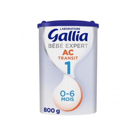 GALLIA BÉBÉ EXPERT AC TRANSIT 1ER ÂGE 800G GALLIA BÉBÉ EXPERT AC TRANSIT 1ER ÂGE 800G