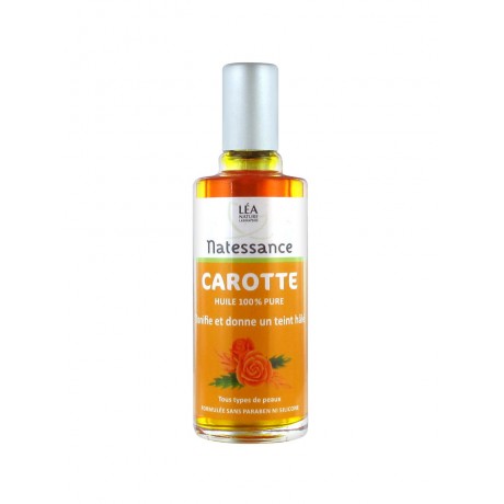 Natessance Huile Végétale Teint Hâlé Carotte 50 ml Natessance Huile Végétale Teint Hâlé Carotte 50 ml