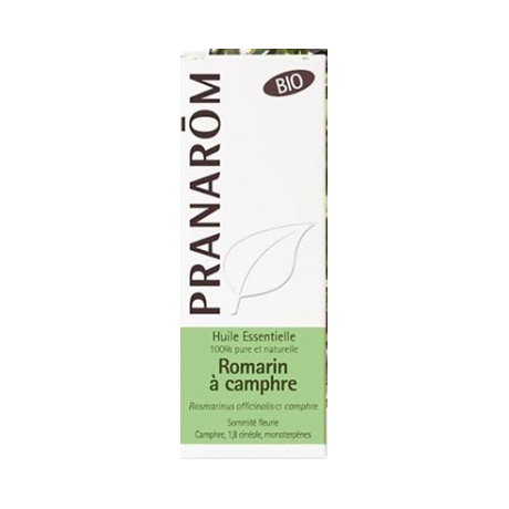 PRANAROM HUILE ESSENTIELLE BIO ROMARIN A CAMPHRE 10ml PRANAROM HUILE ESSENTIELLE BIO ROMARIN A CAMPHRE 10ml