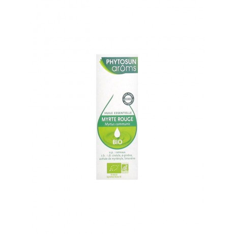Phytosun Arôms Huile Essentielle Myrte Rouge (Myrtus communis) Bio 10 ml Phytosun Arôms Huile Essentielle Myrte Rouge (Myrtus communis) Bio 10 ml