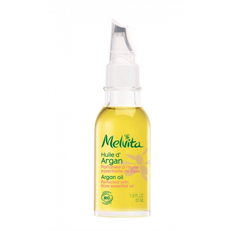 Melvita Huile d'Argan Parfumée à l'Huile Essentielle de Rose Bio 50 ml Melvita Huile d'Argan Parfumée à l'Huile Essentielle de Rose Bio 50 ml