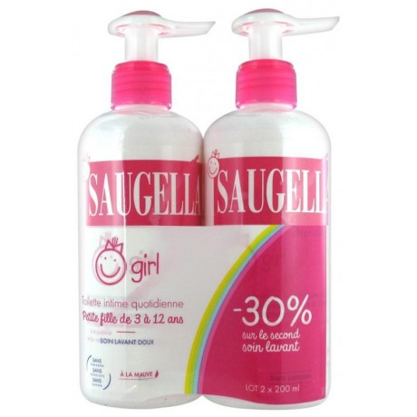 SAUGELLA GIRL LOT DE 2 X 200 ML SAUGELLA GIRL LOT DE 2 X 200 ML