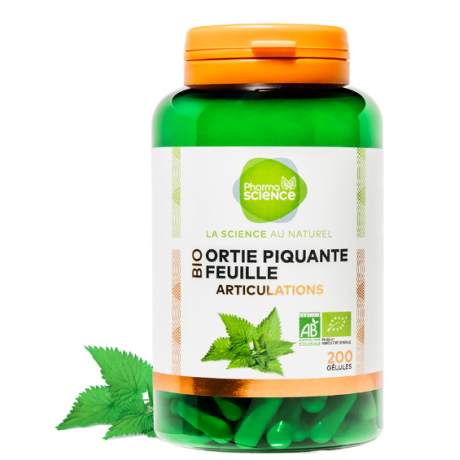 PHARMASCIENCE BIO ORTIE PIQUANTE FEUILLE 200 GELULES PHARMASCIENCE BIO ORTIE PIQUANTE FEUILLE 200 GELULES