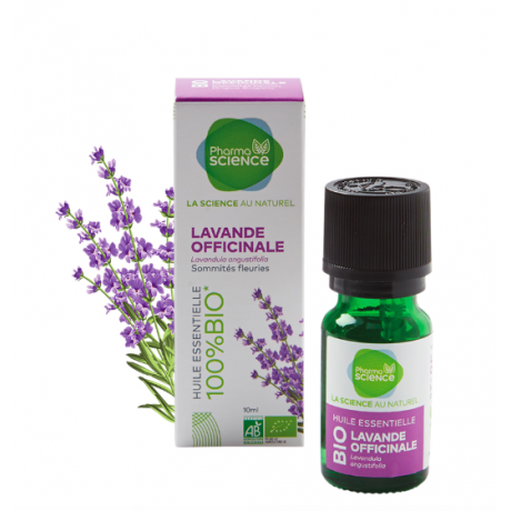 PHARMASCIENCE HUILE ESSENTIELLE LAVANDE OFFICINALE BIO 10ml