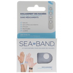 Sea-band bracelet anti-nausées adultes x2