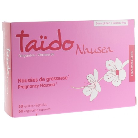 TAIDO NAUSEA Nausées de la grossesse boite de 60 gélules TAIDO NAUSEA Nausées de la grossesse boite de 60 gélules