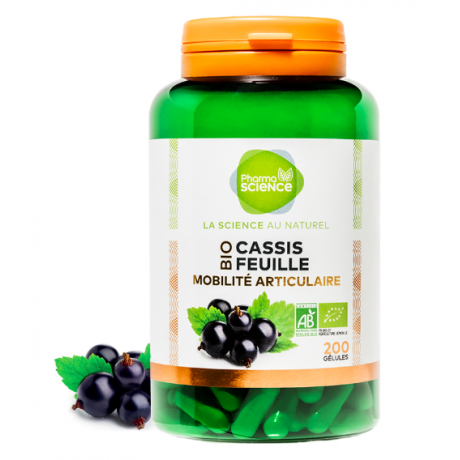 PHARMASCIENCE BIO CASSIS FEUILLE 200 GELULES