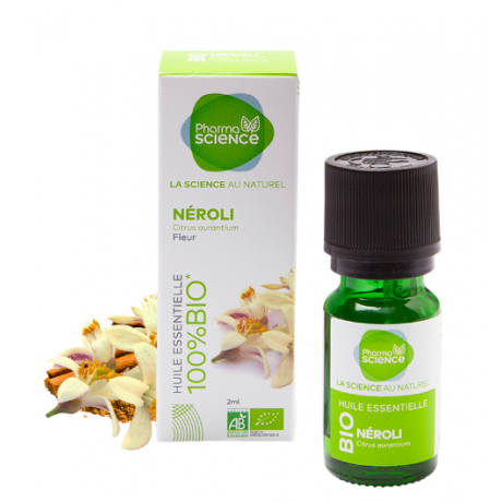 PHARMASCIENCE HUILE ESSENTIELLE NEROLI BIO 2ml PHARMASCIENCE HUILE ESSENTIELLE NEROLI BIO 2ml