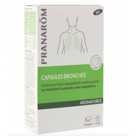 PRANAROM AROMAFORCE BRONCHES BIO 30 CAPSULES