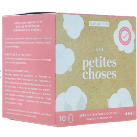 Les petites choses serviettes hygiéniques Nuit x 10 Les petites choses serviettes hygiéniques Nuit x 10