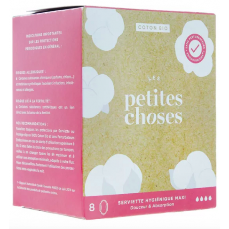 Les petites choses serviettes hygiéniques jour maxi x 8 Les petites choses serviettes hygiéniques jour maxi x 8
