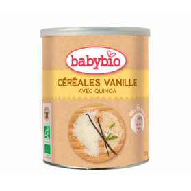 BABYBIO CEREALES VANILLE QUINOA BIO dès 6 mois 220G