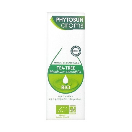 PHYTOSUN ARÔMS TEA-TREE BIO (MELALEUCA ALTERNIFOLIA) 10 ML PHYTOSUN ARÔMS TEA-TREE BIO (MELALEUCA ALTERNIFOLIA) 10 ML